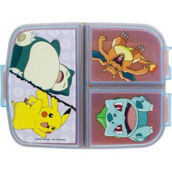Δοχείο Με 3 Χωρίσματα Pokemon από Πλαστικό 530-08020
